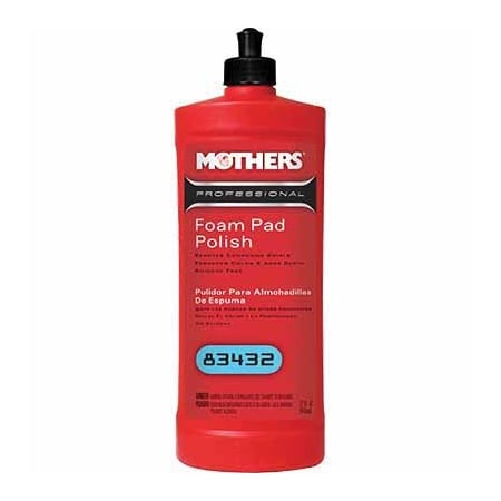 Mothers PRO FOAM PAD POLISH - 32 oz Quart 83432